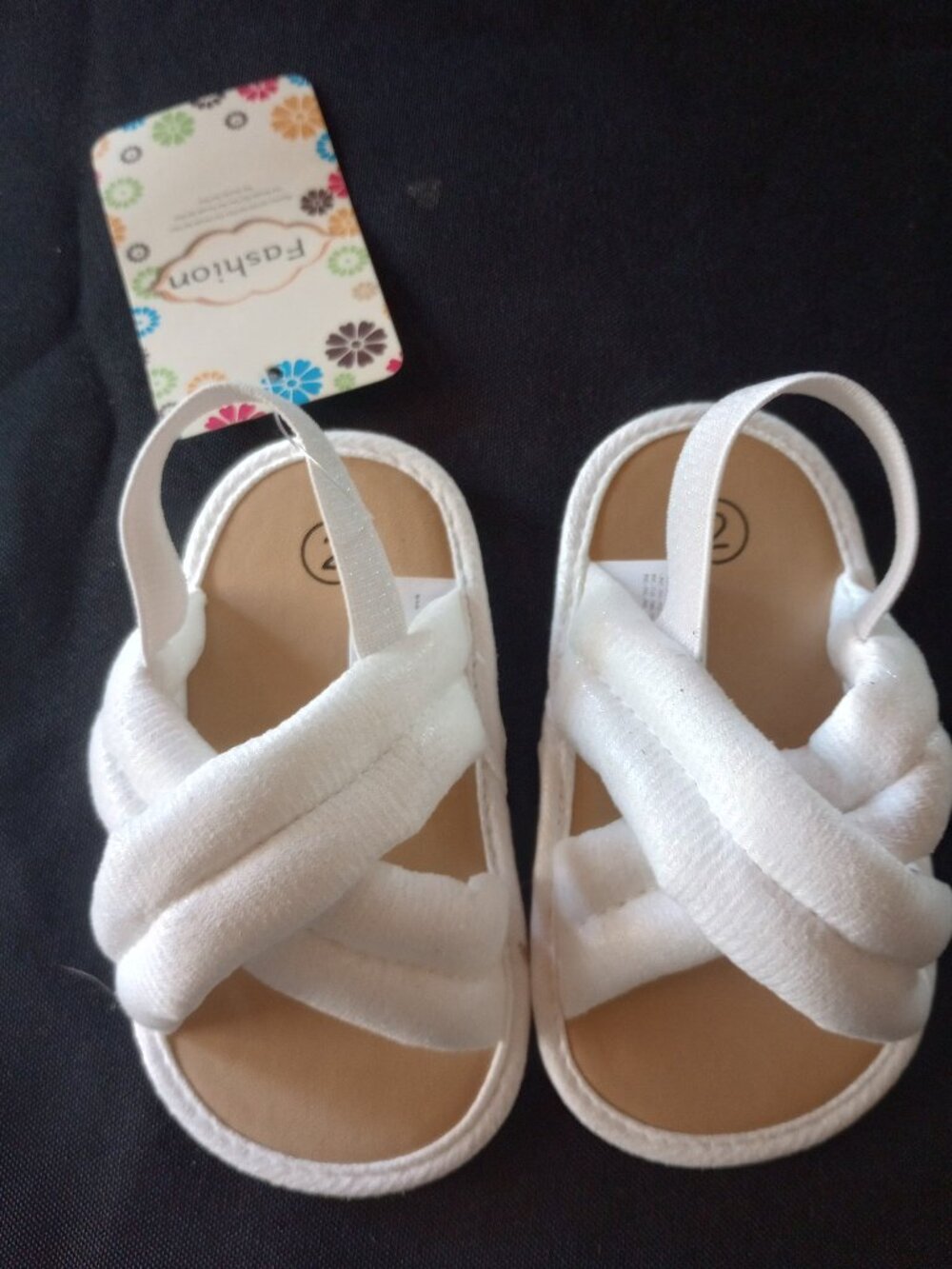 NWT Size 2 Toddler white sandals